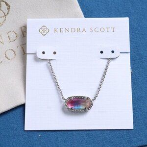 Kendra Scott Elisa Necklace Watercolor Silver